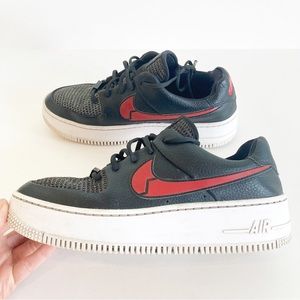 Nike Air Force 1 Low Sage Valentines Day 2020 Black Red AF1 CU4759 Women’s 10